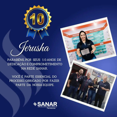 Jerusha, 10 Anos de Rede Sanar