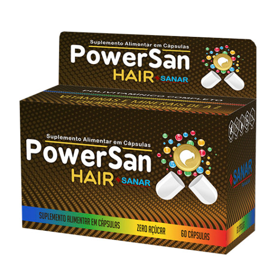 Suplemento Alimentar PowerSan Hair Sanar