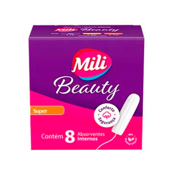 Absorvente Interno Mili Beauty 8 Unid.