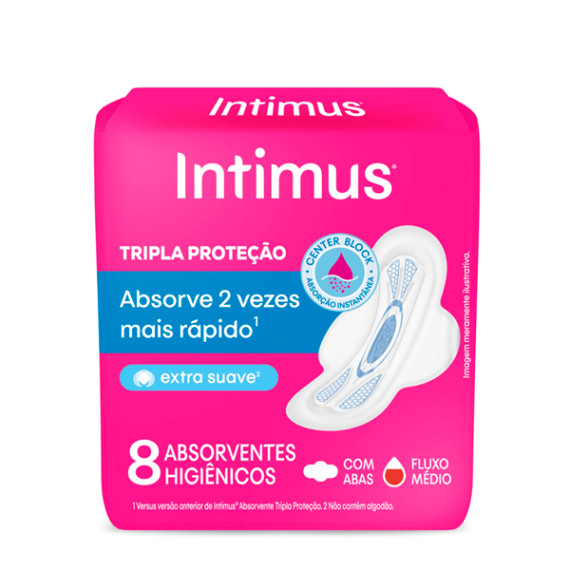 Absorvente Intimus Tripla Proteção 8 Unid.