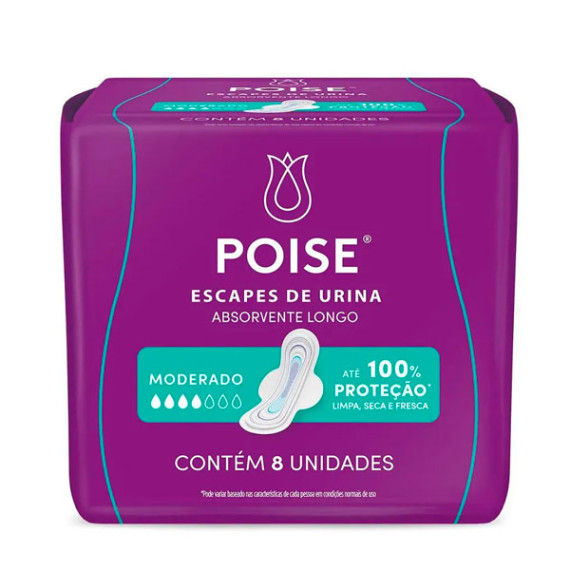 Absorvente Longo Poise