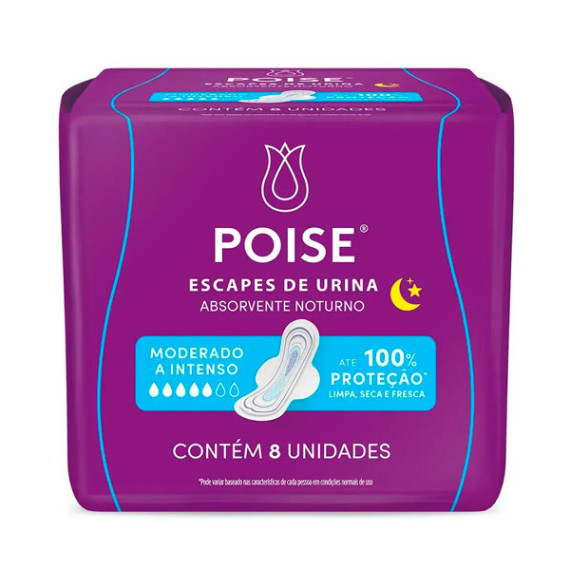 Absorvente Noturno Poise