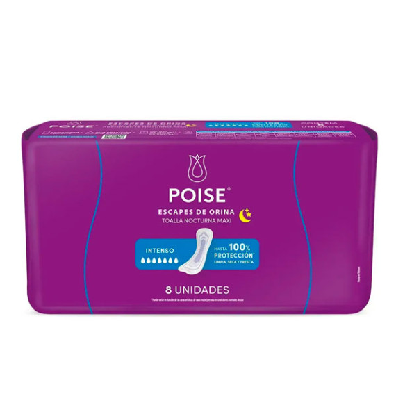 Absorvente Noturno Maxi Poise