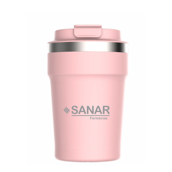 Copo Térmico Sanar Termolar Rosa