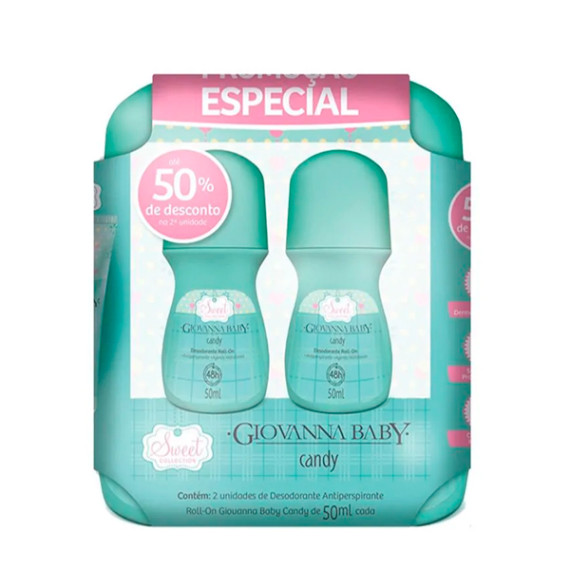 Kit Giovanna Baby Desodorante Roll-On