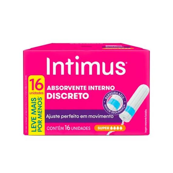 Absorvente Intimus Interno 16 Unid.