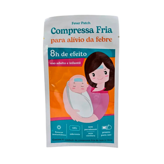 Passa Febre Compressa Fria Munila