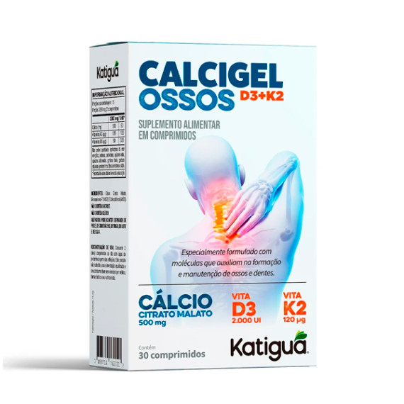 Calcigel Ossos D3 + K2 Katigua 500mg