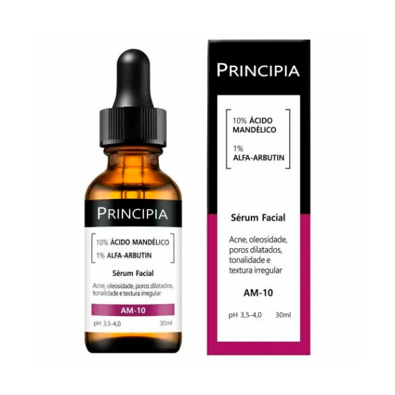 Sérum Principia Facial 10% Ácido Mandélico + Alfa-Arbutin