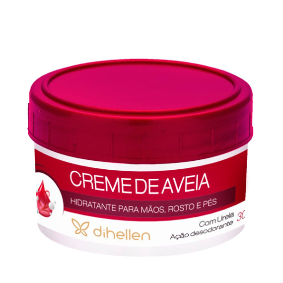 Creme Hidratante Dihellen Rosto/Mãos/Pés 