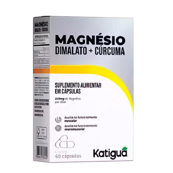 Magnésio Dimalato + Cúrcuma Katigua