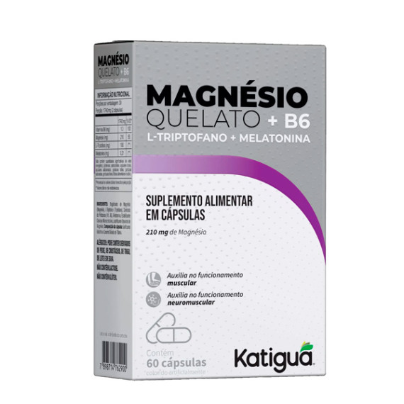 Magnésio Quelato + B6 Katigua